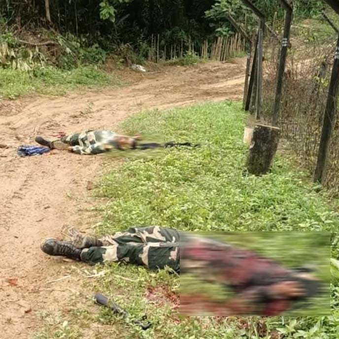 Two BSF killed in militant ambush in Tripura